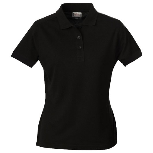 Ladies Surf Pro Polos Black